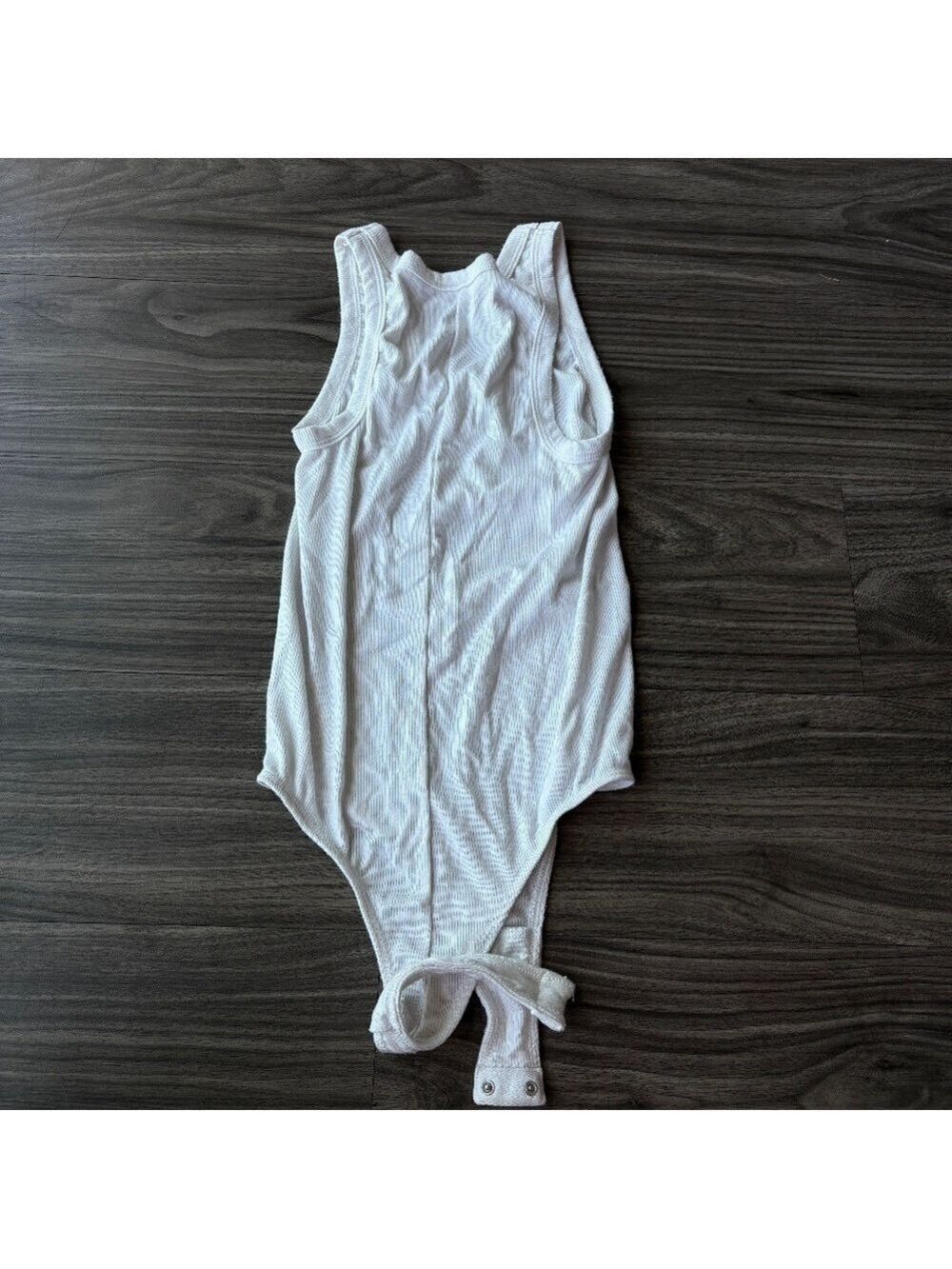 CLYQUE WOMENS KELLY BODYSUIT WHITE HIGH NECK RIBBED MUSCLE TANK - Picture 4 of 8